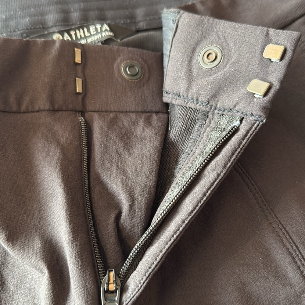 A Athleta Wander Stash Skinny Pant Black Size 8 - Picture 5 of 8